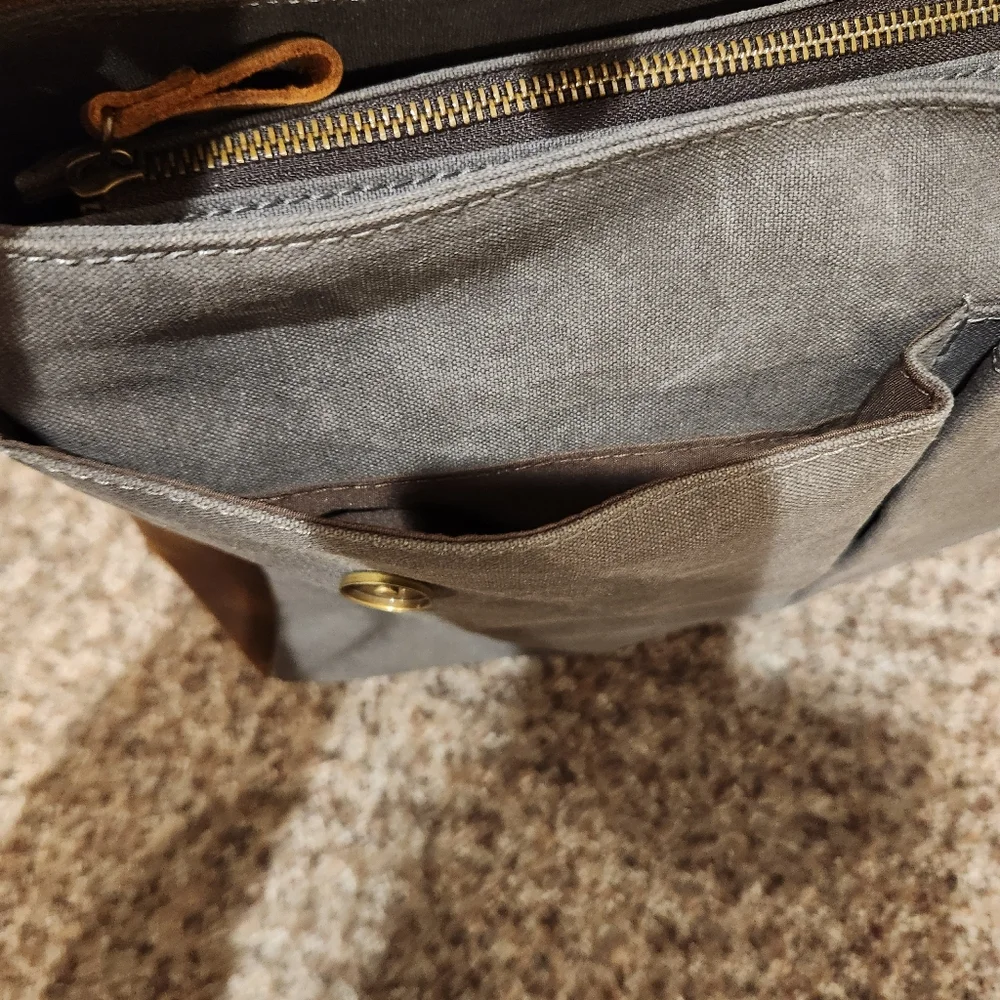 Lifewit Messenger Leather Bag Computer Bag Office